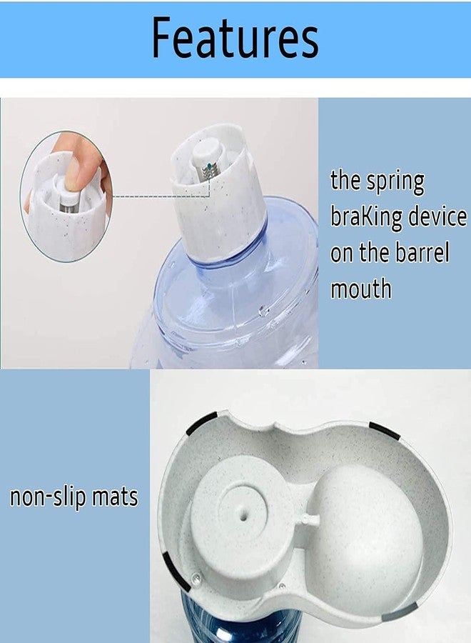 TGOPIT موزع مياه للحيوانات الأليفة ذاتي التوزيع من تي جوبيت - موزع مياه أوتوماتيكي للكلاب والقطط يعمل بالجاذبية - موزع مياه للحيوانات الأليفة - وعاء ماء للكلاب - وعاء ماء أوتوماتيكي للحيوانات الأليفة (متعدد الألوان) قطعة واحدة - Image 5